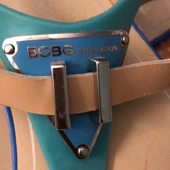 Gently worn BCBGeneration Jelly Sandal. - Picture 2 of 3